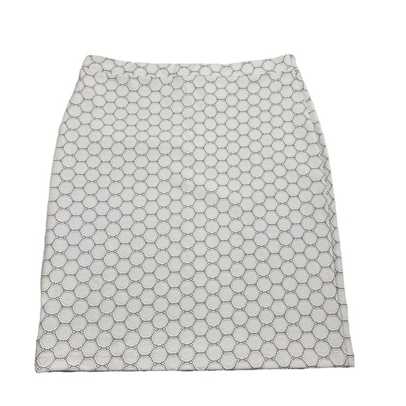 Leota Pencil Skirt in Ivory Luxe Jacquard, size Large - Picture 1 of 7